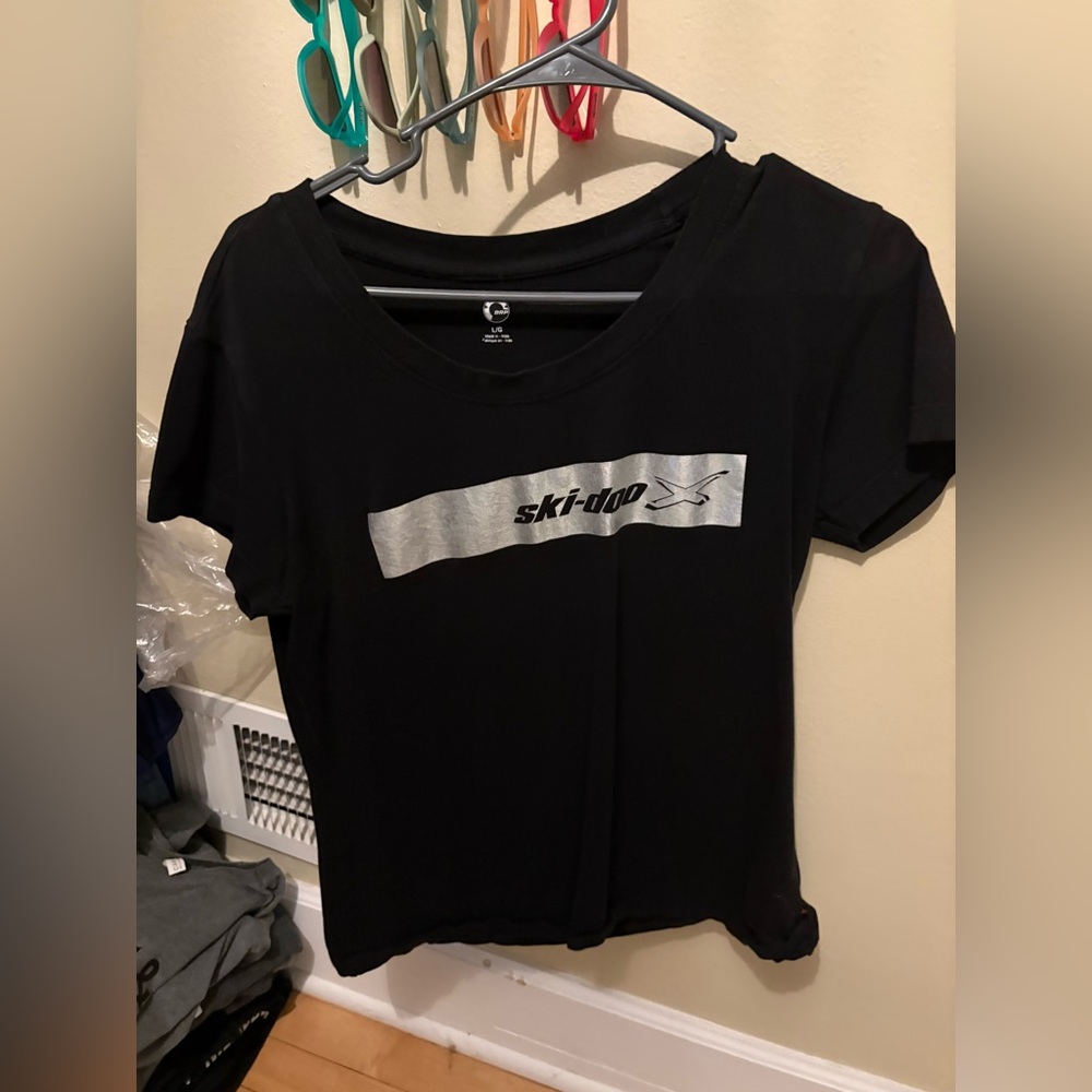 Ski-Doo Women's Black Short Sleeve Tee